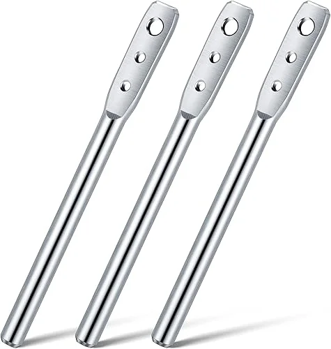 3 Pieces 3 Hole Wire Twister Multi-Functional Bender High-tensile Wire Tool Twisting Too Fencing Tool for Fixing Fence Wire and Wire Clip