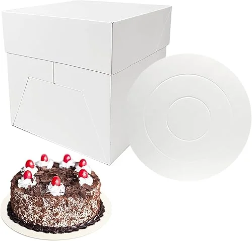 3 Sets Cake Boxes 12x12x12'' and Cake Board sets