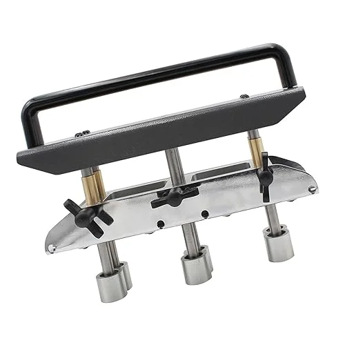 3 Station Roller Bender Metal Bead Roller Bender Metal Roller for 0‑90 Degree Angle Bending of 0.01‑0.04 inch Metal Plates