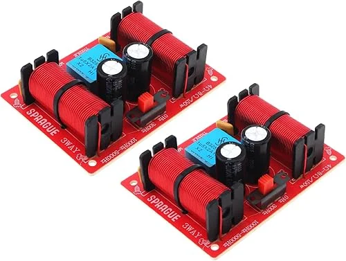 3 Way Speaker Crossover, 150W 3 Way 3 Speaker Unit HiFi Home Speakers Audio Frequency Divider Crossover Filters