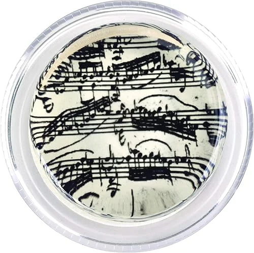 3G Bach Manuscript – Premium Grade Instrument Rosins for Violin, Viola, and Cello Bows – Excellent Grip – Delivers a Clear, Complex Tone – Purified Transparent Pine Rosin – USA Made
