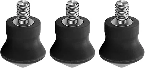 3Pcs Antislip 1/4inch Screw Tripod Monopod Rubber Foot Pad Feet Spikes for Camera Tripod Adapter Photography Accessories
