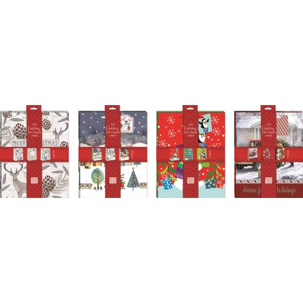 3pk Large Value Gift Bag Set