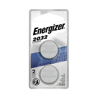 3v Lithium Coin Batteries, 2032, 2 Pack