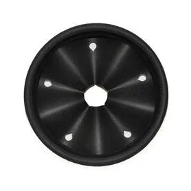 4-in Black Rubber Garbage Disposal Splash Guard