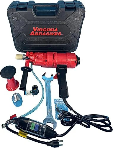 433-20000 1pc 3-Speed Manual Clutch Electric Core Drill – Premium Concrete Drill – Multifunctional Tool for Concrete/Masonry – Handheld Power Drills – Diamond Core Drill