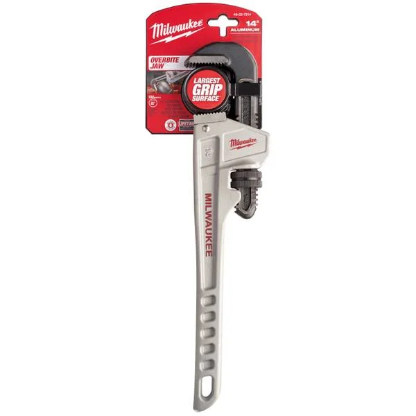 48-22-7214 14″ Ergonomic Aluminum Pipe Wrench