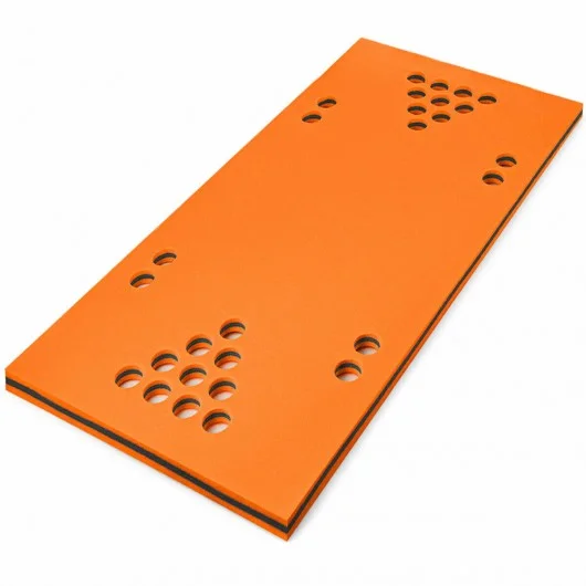 5.5′ x 35.5″ 3-Layer Multi-Purpose Floating Beer Pong Table-Orange