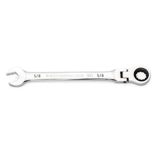 5/8″ 12 Point Flex-Head Ratcheting Wrench