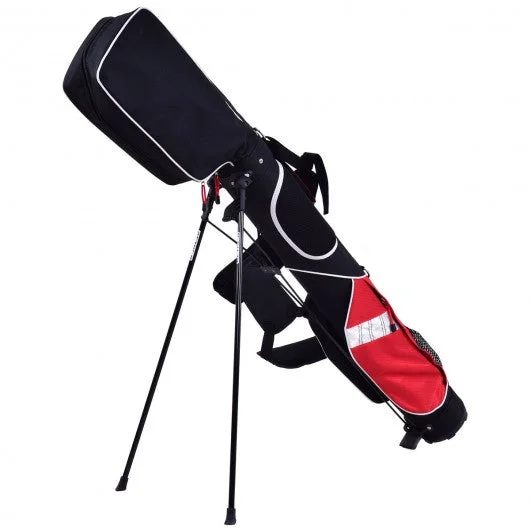 5″ Sunday Golf Bag Stand 7 Clubs Carry Pockets