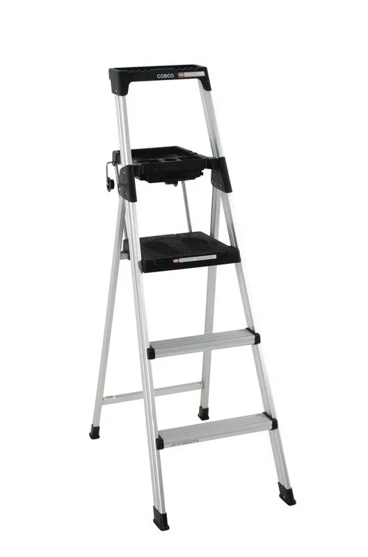 5 In. H Aluminum Step Ladder Type Ii 225 Lb. Capacity