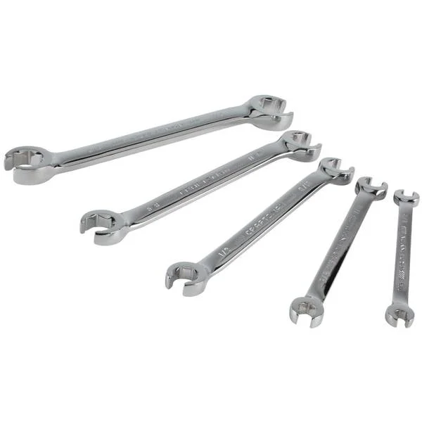 5 Piece Flare Nut Wrench Set SAE