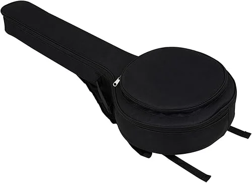 5-String Banjo Gig Bag, Banjo Padded Gig Bag, Travel Backpack Banjo Carrying Bag With Adjustable Strap, Oxford Cloth Banjo Instrument Bag Protector Banjo With Accessory Storage Pocket