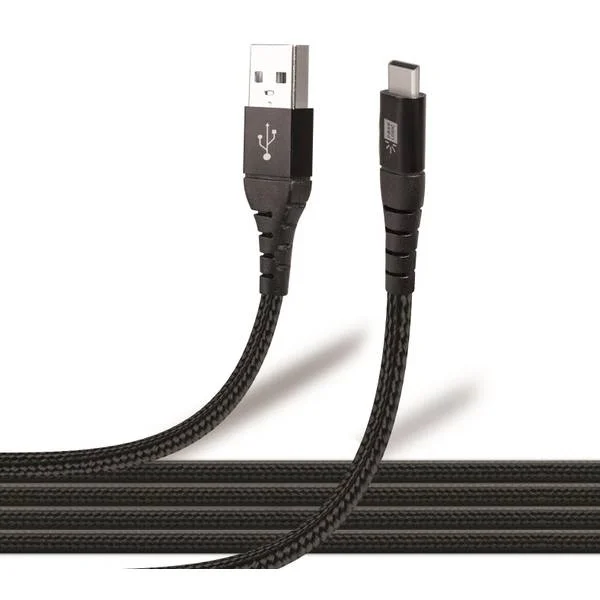 6′ Fabric Type C to USB A Cable