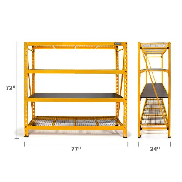 6-Foot 4 Shelf Industrial Storage Rack