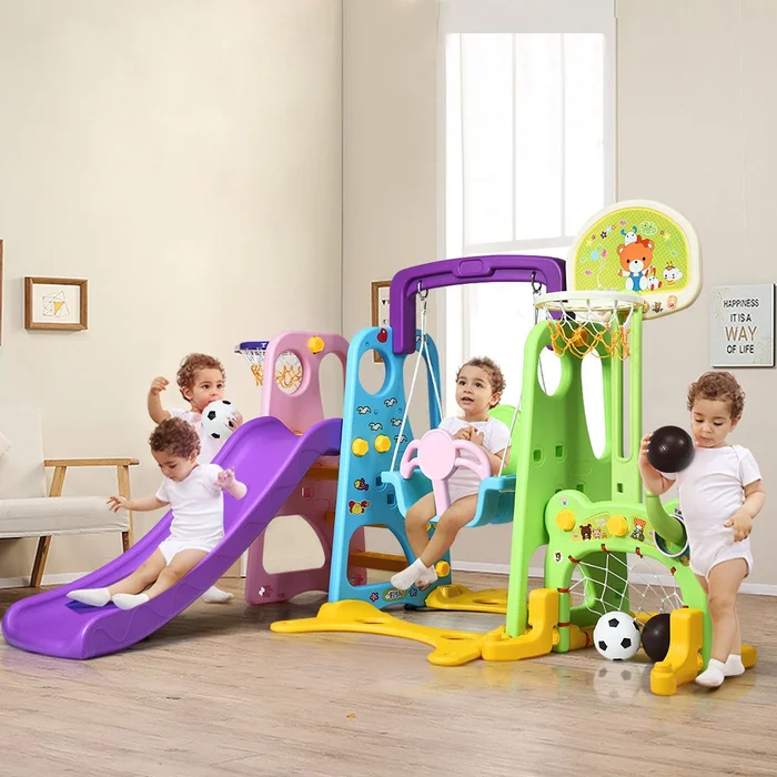 6-in-1 Toddler Climber and Swing Set