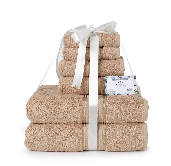 6-Piece Ringspun Cotton Towel Set