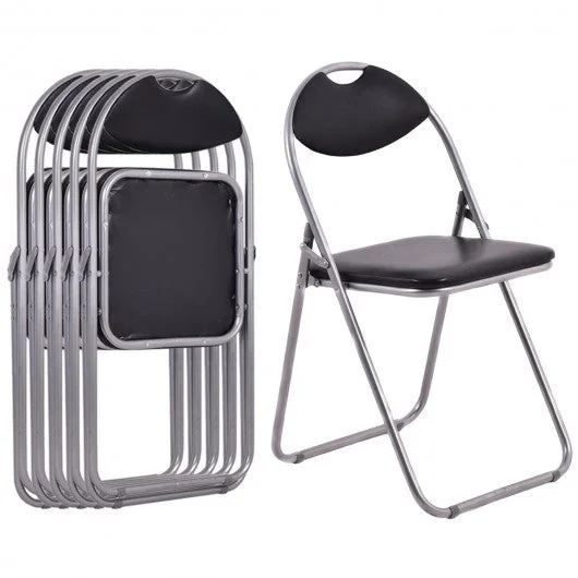 6-piece U-Shape Folding Chairs