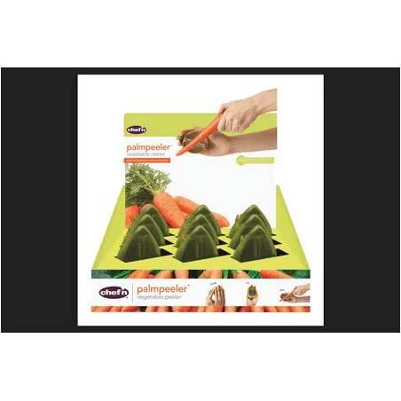 6504583 Palmpeeler Vegetable Peeler Plastic – Green – Pack Of 9
