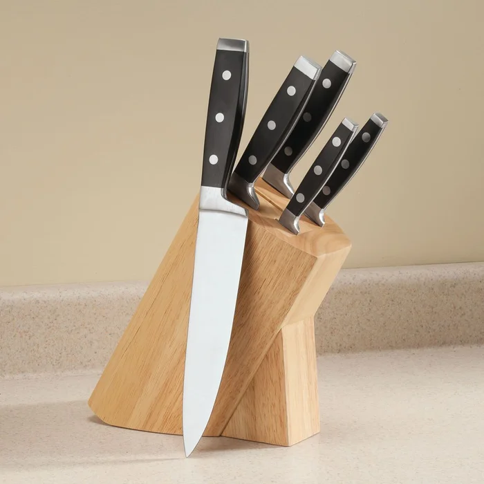 6PC Forged Knife Block Set by Home Marketplace