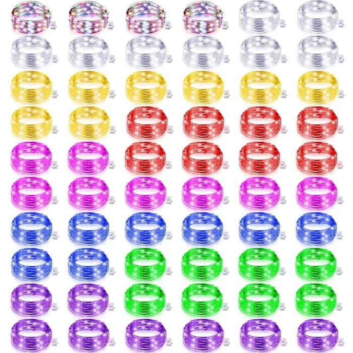 7-Foot Multi-Color Fairy String Light with 20 LEDs (20-Pack)