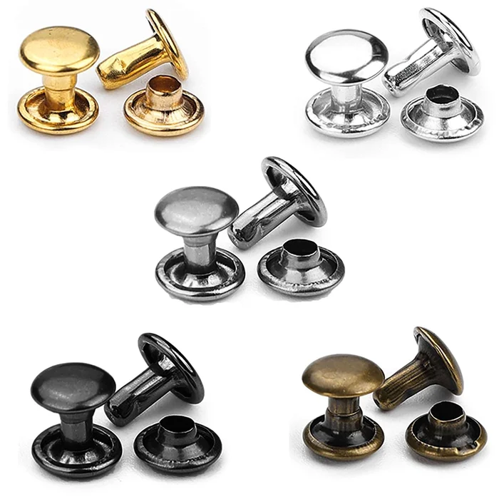 7 mm Double Cap Rivets 1000 Sets (2000 pieces)