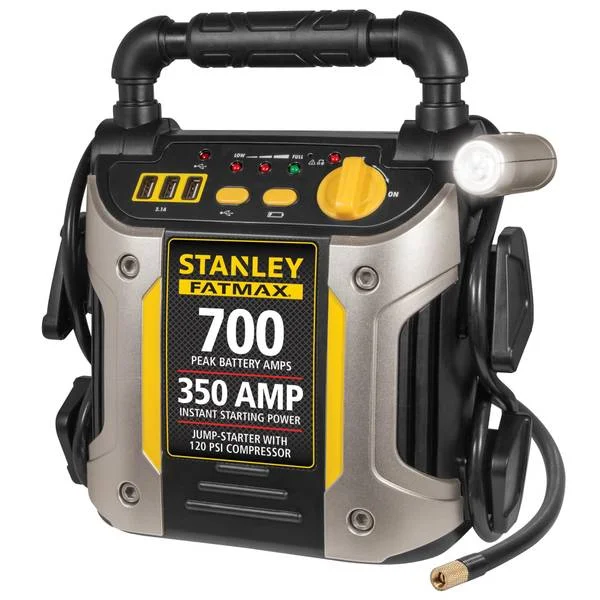 700 Peak Amp Jump Starter with Compressor