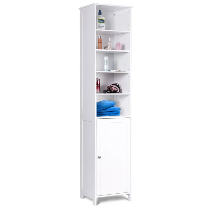 72-inch Freestanding Storage Cabinet with 5 Shelves
