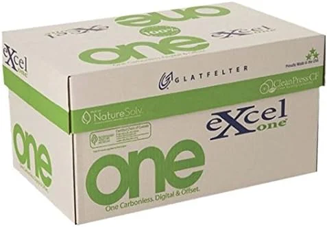 8.5 x 11 Excel One Carbonless Paper 2- Part Reverse (Bright White/Canary), 1500 Sets, 3000 Sheets, (6 REAMS)