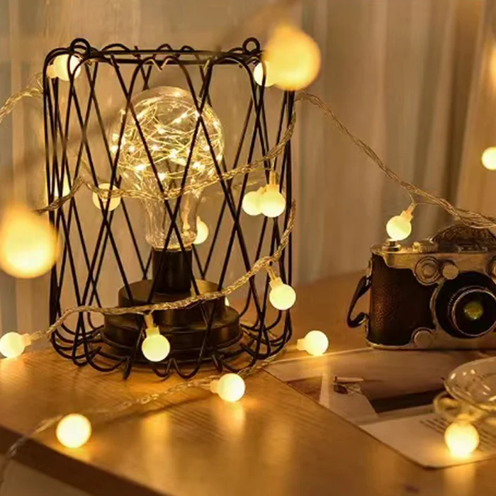 8-Mode Globe String Lights