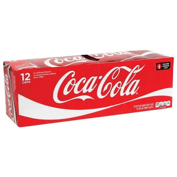 “coca-cola Original Cola, 12 Oz., 24/carton (00049000028904)”
