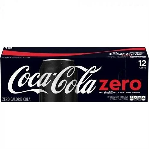 “coca-cola Zero Sugar Diet Cola Soda, 12 Oz., 24/carton (00049000042559)”