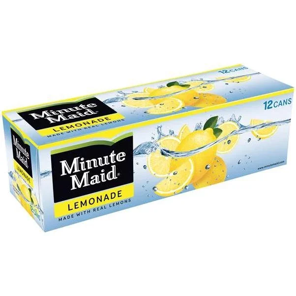 “minute Maid Lemonade Juice, 12 Oz., 24/carton (00025000058387)”