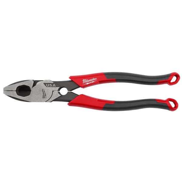 9″ Lineman’s Comfort Grip Pliers w/ Thread Cleaner (USA)