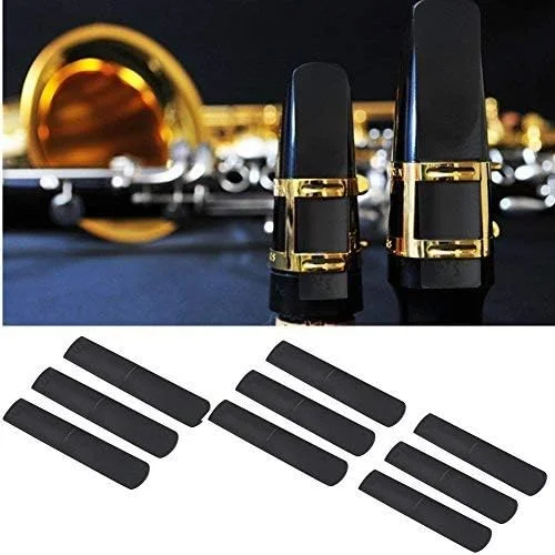 9Pcs Plastic Alto Saxophone Mouthpiece Reeds 2.5 Parts Repair Reed Accessory Black Alto Saxophone Reeds 2.5