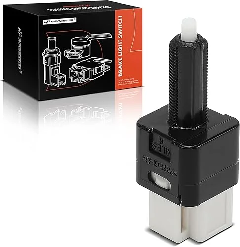 A-Premium Brake Light Switch Lamp Compatible with Nissan Altima 2013-2018, Pathfinder 2017-2020, 4 Blades, Replace# 25320AX11A