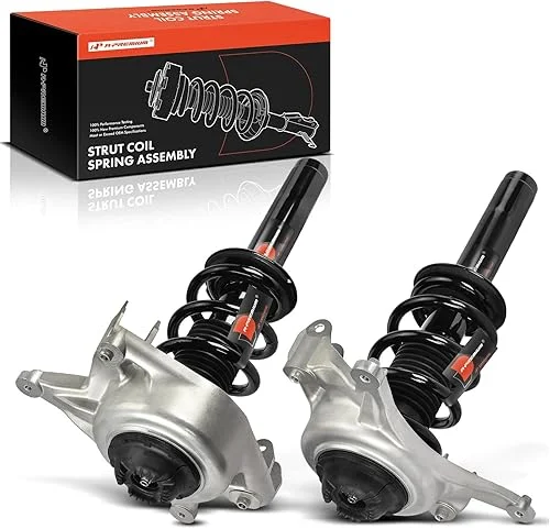 A-Premium Front Pair (2) Complete Strut and Coil Spring Assembly Compatible with Audi Q5 2013 2014 2015 2016 2017, Driver and Passenger Side