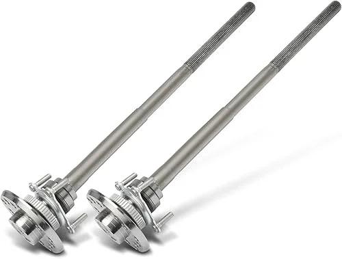 A-Premium Pair (2) Rear Axle Shaft Assembly with Bearing and Seal Compatible with Jeep Wrangler 2007-2011 3.8L, Wrangler 2012-2018 3.6L, Wrangler JK 2018 3.6L, Left and Right Side, Replace# 68003272AA