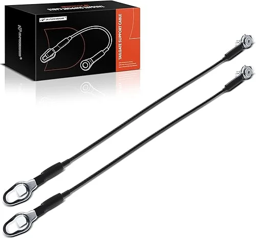A-Premium Tailgate Support Cable Compatible with Ford F-250 F-350 F-450 F-550 Super Duty 2017-2022, 22.24 Inch, Rear Tailgate Driver and Passenger Side, 2-PC Set, Replace# HC3Z5443052A, HC3Z5443053A