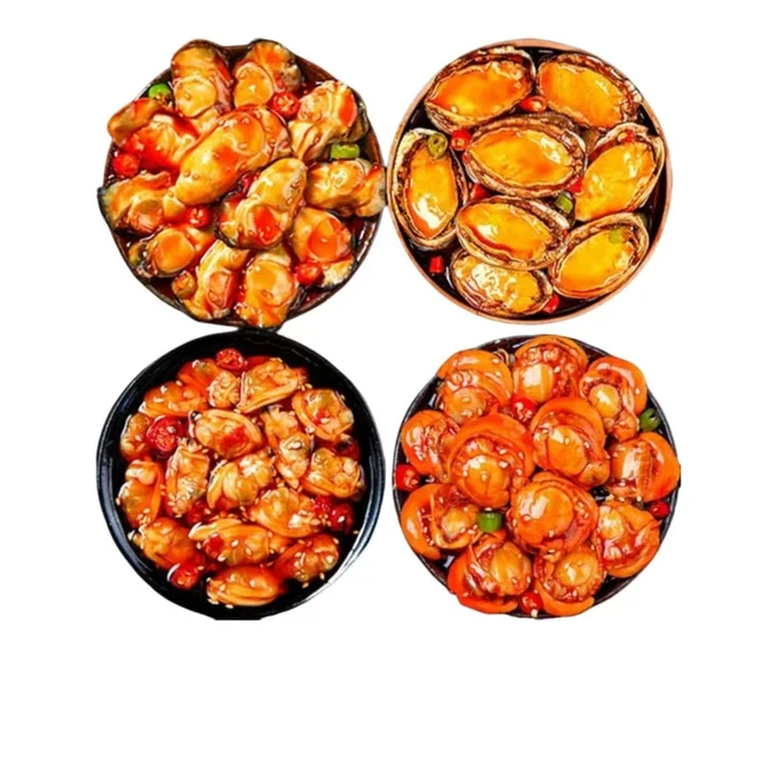 Abalone oysters scallops fish 400 g