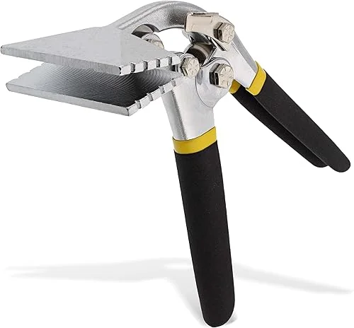 ABN Hand Seamers Sheet Metal Tool – 3 Inch Offset Metal Bending Pliers for Roofing, Siding, HVAC, and More