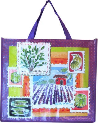 Accents Chic Shopping Bag – Lavender Vignette