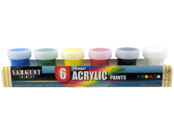 Acrylic Paints – 6 Count