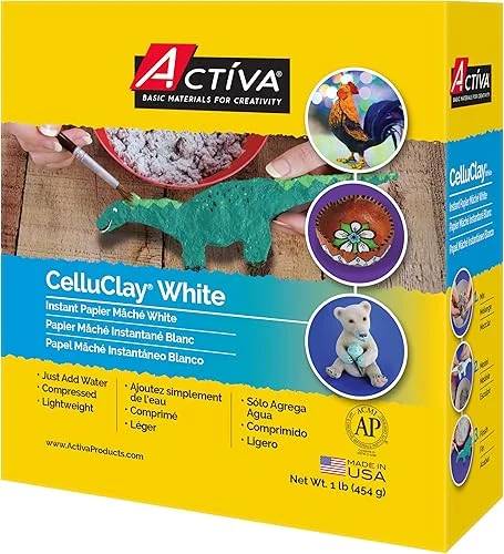ACTIVA API600 Fast Mache Instant Paper Mache, 1.5 lbs., White