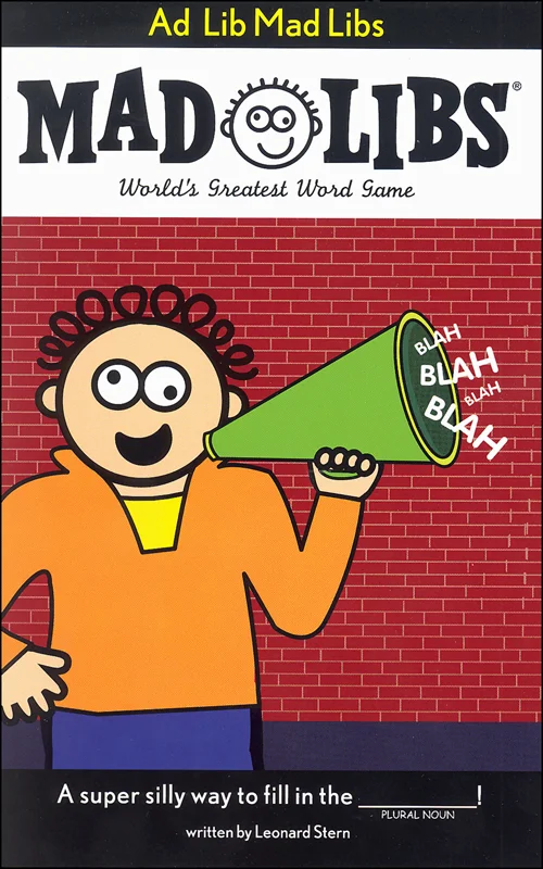 Ad Lib Mad Libs