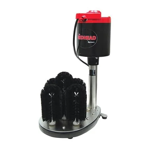Adcraft GW-120 The Redhead Upright Electric Glass Washer, with 5 Brushes, 115v