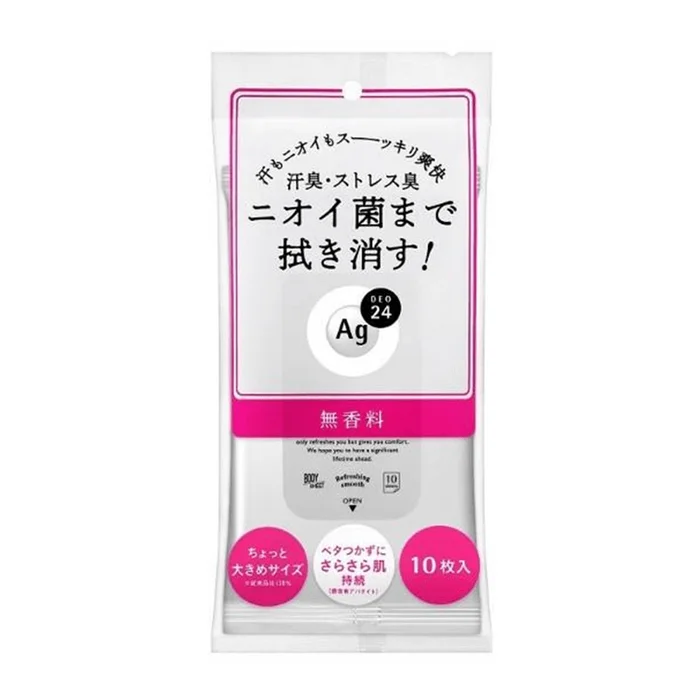 Ag2 Deo 4 Clear Shower Sheet (unflavored) 10