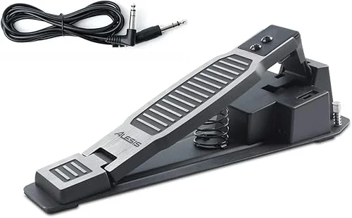 Alesis DMHat Pedal and Silverline Audio 10ft Connection Cable Bundle