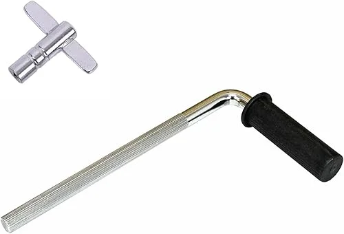 Alesis L-Rod Electronic Drum Pad Support Arm for clamps and Silverline Audio Drum Key Bundle 212010074-A