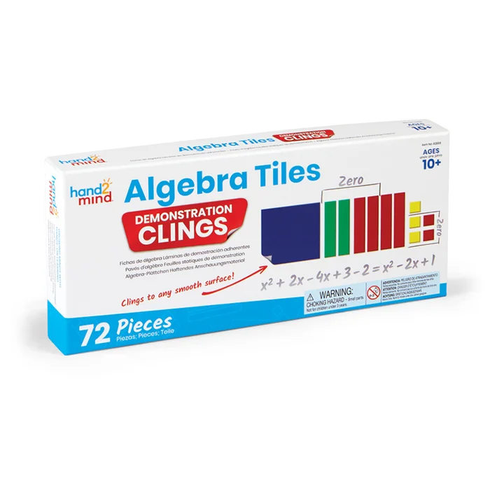 Algebra Tiles Demo Clings (Manipulative Clings)